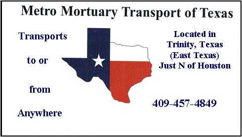 Metro Mortuary Transport of Texas